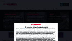 What Powerups.es website looked like in 2023 (1 year ago)