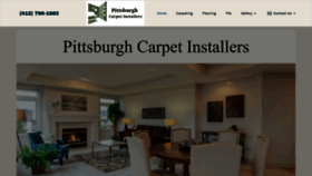 What Pittsburghcarpetinstallers.com website looked like in 2023 (1 year ago)