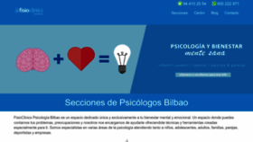 What Psicologos-bilbao.com website looked like in 2023 (1 year ago)
