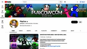 What Playcow.com website looked like in 2023 (1 year ago)