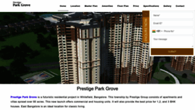 What Prestigesparkgrove.in website looked like in 2023 (1 year ago)