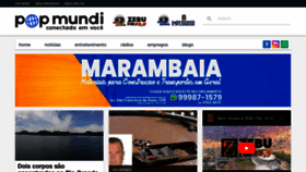 What Popmundi.com.br website looked like in 2023 (1 year ago)