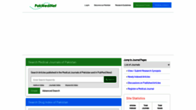 What Pakmedinet.com website looked like in 2023 (1 year ago)