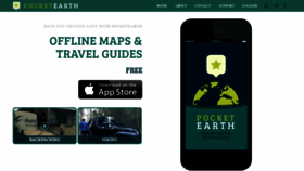 What Pocketearth.com website looked like in 2023 (1 year ago)