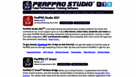 What Perfprolog.com website looked like in 2023 (1 year ago)