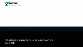 What Provaseconcursos.com.br website looked like in 2023 (1 year ago)