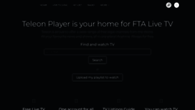 What Player.teleon.tv website looked like in 2023 (1 year ago)