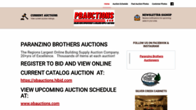 What Pbauctions.com website looked like in 2023 (3 years ago)