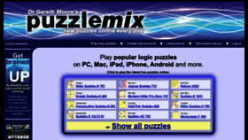 What Puzzlemix.com website looked like in 2023 (1 year ago)