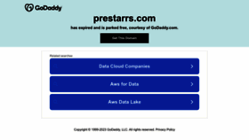 What Prestarrs.com website looked like in 2023 (1 year ago)