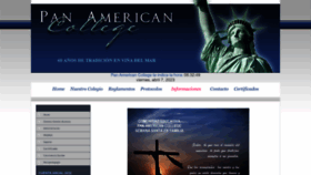 What Panamericancollege.cl website looked like in 2023 (1 year ago)