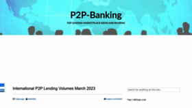 What P2p-banking.com website looked like in 2023 (1 year ago)