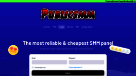 What Publicsmm.in website looked like in 2023 (2 years ago)