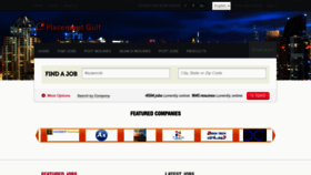 What Placementgulf.com website looked like in 2023 (1 year ago)