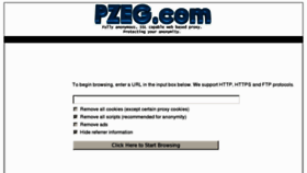 What Pzeg.com website looked like in 2011 (12 years ago)