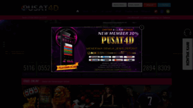 What Pusat4d.com website looked like in 2023 (1 year ago)