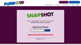 What Pumpitupphoto.com website looked like in 2023 (1 year ago)