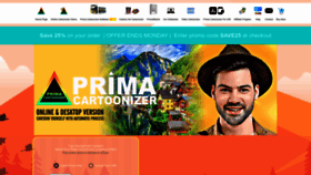 What Primacartoonizer.com website looked like in 2023 (1 year ago)