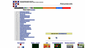 What Petruchek.info website looked like in 2023 (1 year ago)