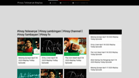 What Pinoytvflix.su website looked like in 2023 (1 year ago)