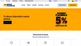 What Pichincha.com website looked like in 2023 (1 year ago)