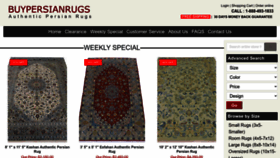 What Persianrugsgallery.com website looked like in 2023 (This year)
