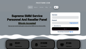 What Prostsmm.com website looked like in 2023 (1 year ago)