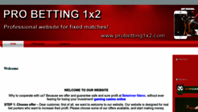 What Probetting1x2.com website looked like in 2023 (This year)