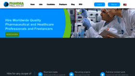 What Pharma-freelancer.com website looked like in 2023 (1 year ago)