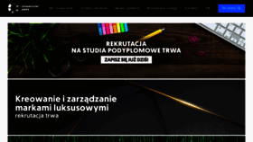 What Podyplomowe.pl website looked like in 2023 (This year)