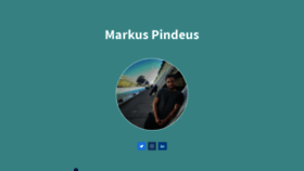 What Pindeus.at website looked like in 2023 (1 year ago)