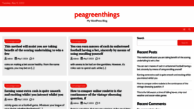 What Peagreenthings.co.uk website looked like in 2023 (1 year ago)