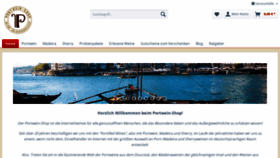 What Portwein-shop.de website looked like in 2023 (This year)