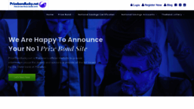 What Prizebondlucky.net website looked like in 2023 (This year)
