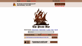 What Pirateproxy-bay.com website looked like in 2023 (This year)