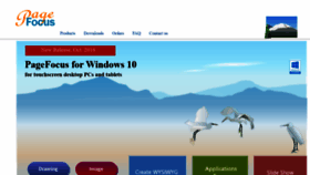What Pagefocus.com website looked like in 2023 (2 years ago)