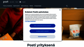 What Posti.com website looked like in 2023 (This year)