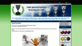 What Pohary-trofeje-medaile.cz website looked like in 2023 (This year)