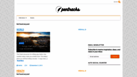 What Pentracks.com website looked like in 2023 (This year)