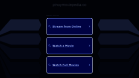 What Pinoymoviepedia.co website looked like in 2023 (This year)