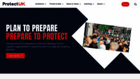 What Protectuk.police.uk website looked like in 2023 (This year)