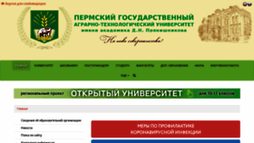 What Pgsha.ru website looked like in 2023 (This year)