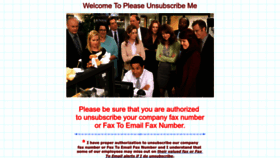 What Pleaseunsubscribeme.com website looked like in 2023 (This year)