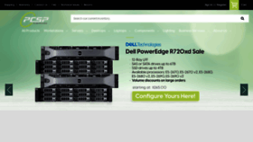 What Pcserverandparts.com website looked like in 2023 (This year)