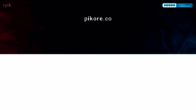 What Pikore.co website looked like in 2023 (This year)