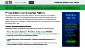 What Provasbrasil.com.br website looked like in 2023 (3 years ago)