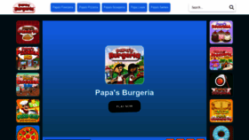What Papasburgeria.io website looked like in 2023 (This year)