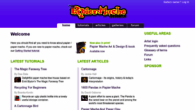 What Papiermache.co.uk website looked like in 2023 (This year)