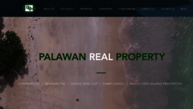 What Palawanrealproperties.com website looked like in 2023 (This year)
