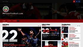 What Persianfootball.com website looked like in 2023 (This year)
